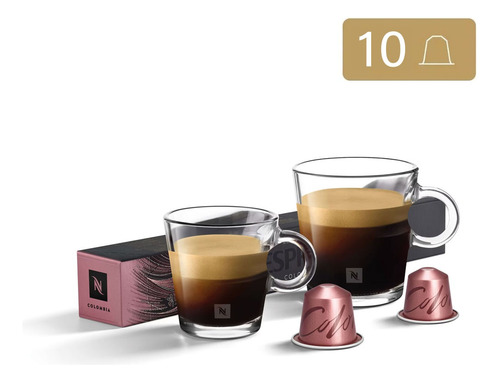 10 Cápsulas De Café Nespresso Original Espresso Colombia