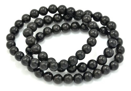 Pulsera Elástica Con Cuentas De Piedras Preciosas De Ónix Ne