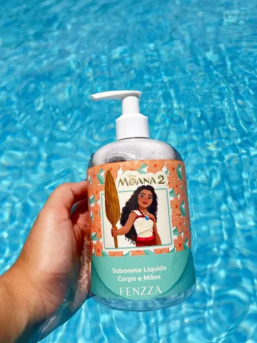 Kit C/ 9 Produtos Skincare Moana 2 Disney Fenzza Lançamento