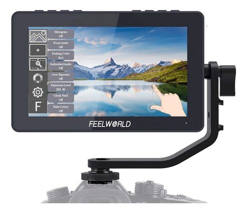 Monitor Feelworld F5 Pro X 1600nit Touch 3d Lut 4k Hdmi