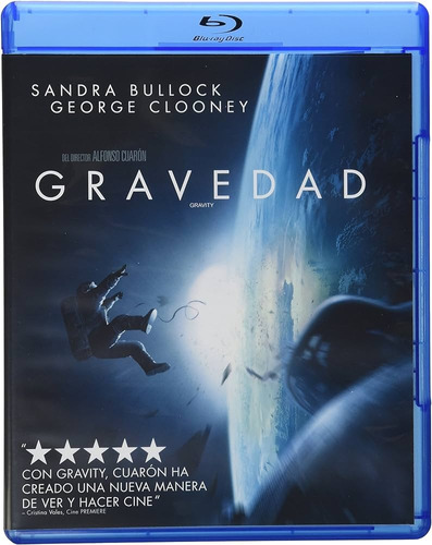 Gravedad Gravity Blu Ray Nuevo Original Sandra Bullock