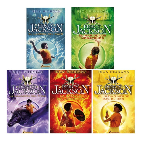 El Ladrón Del Rayo Rick Riordan Colección Percy Jackson 5tm