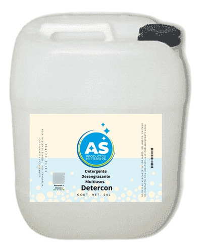 Detercon Detergente Multiusos Industrial 20lt