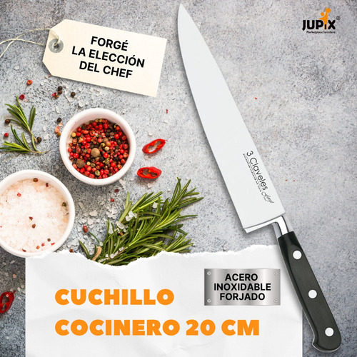 Cuchillo Cocinero 20 Cms Forge 1563