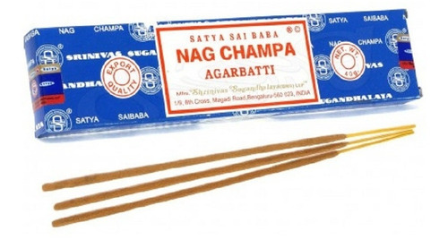 Incienso Sahumerio Nag Champa Satya Sai Baba Agarbatti X 3u.