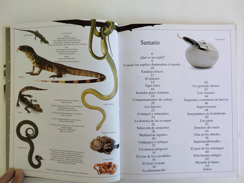 Libro Los Reptiles-biblioteca Visual Altea-1991