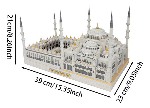 Kits De Modelo De Arquitetura De Mesquita Da Turquia, Kits