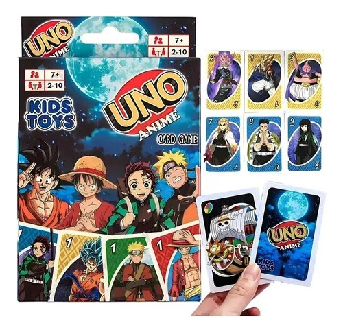 Juego De Mesa Cartas Uno Anime Demon Slayer One Piece