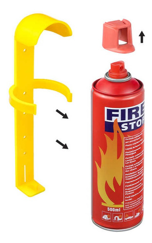 Extintor Automotriz Fire Stop 1 Kg Para Auto Camioneta