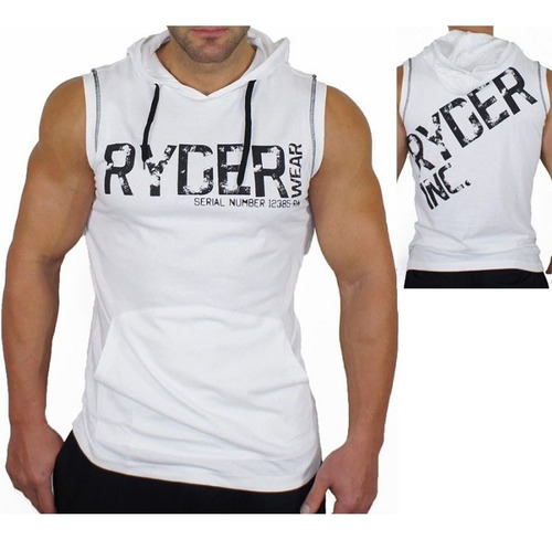 Playera Tank Sin Mangas Top Hombre Deportiva Gym Fitness .