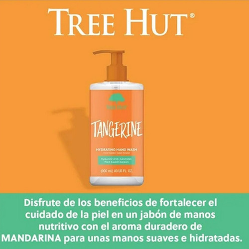 Tree Hut Jabon Liquido Tangerina Y Acido Hialuronico 325 Ml