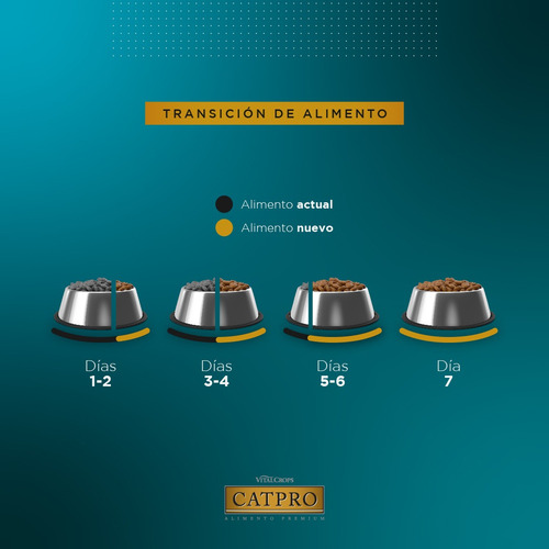 Imagen 5 de 5 de Alimento Premium Gatitos Catpro Kitten X 3 Kg