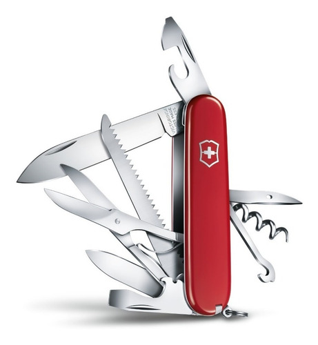 Imagen 1 de 4 de Navaja Victorinox Huntsman 1.3713 Roja 15 Funciones