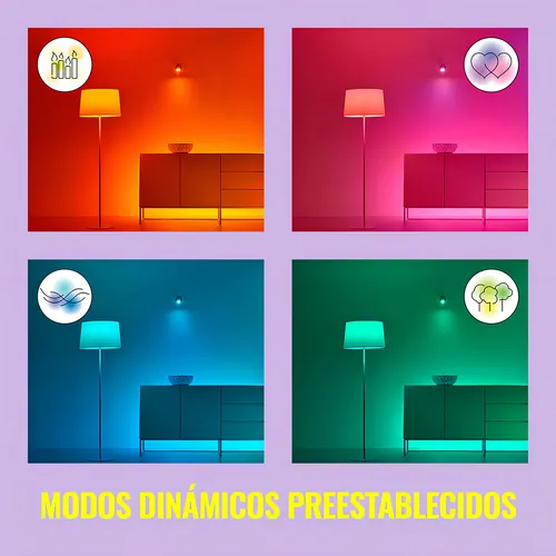 Kit X3 Lampara Led Filamento Rbg Wifi Wiz 40w E27 Alexa