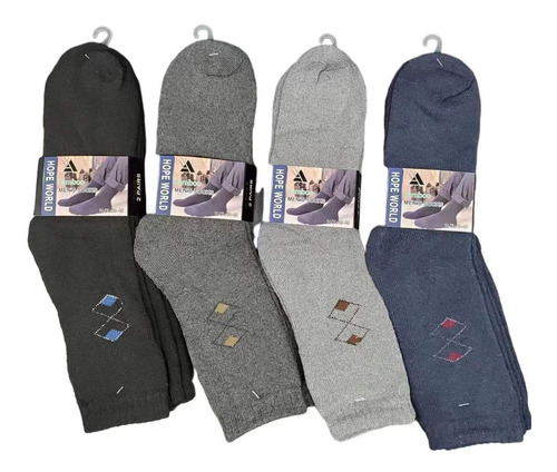 Precio X12calcetines Bambú De Hombre Grueso Invierno