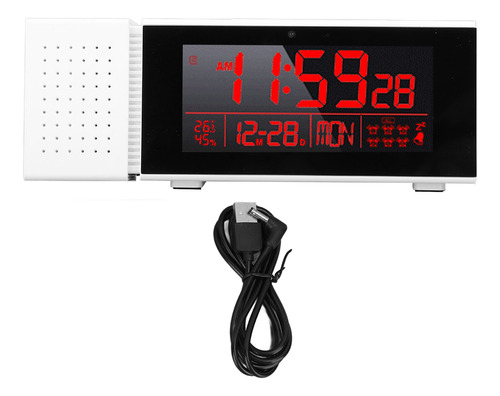 Reloj Digital Led Con Sensor De Movimiento Humano Y Alarma R