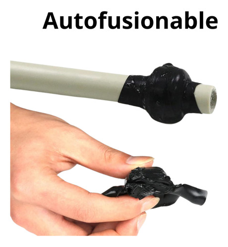 Cinta Adhesiva Silicona Auto Fusionable Vulcanizable 25mm 3m