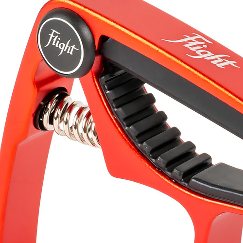 Capodastro Rojo Con Resorte Para Ukeleles Flight Fc