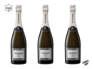 Pack 3 Unidades Champagne Ricadonna Asti 750ml Original