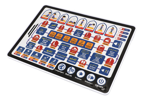 Máquina De Aprendizaje De Árabe Salah Pad, 7 Idiomas, Reprod