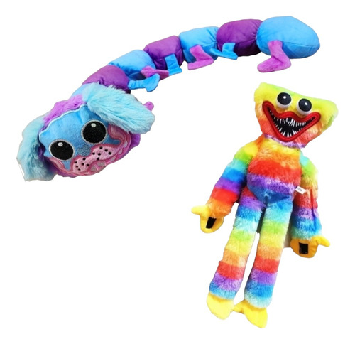 Peluche Pj Pug Pillar Mas Huggy Wuggy Multicolor De Poppy