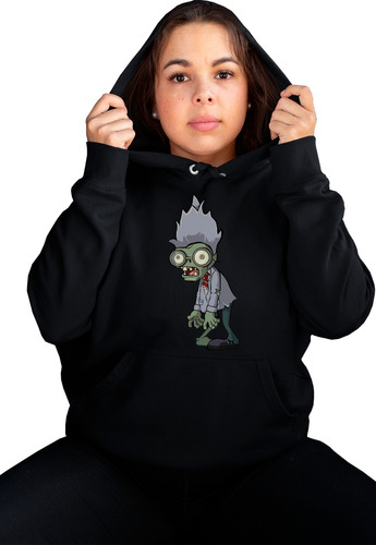 Alfa Sudadera 2xl Plantas Vs Zombies Einstein Zombie