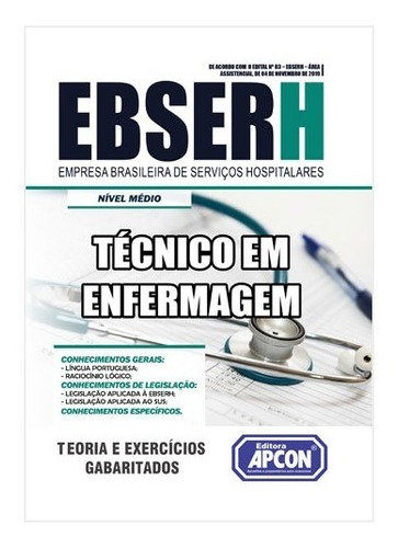 Apostila Ebserh 2019 - Técnico Em Enfermagem