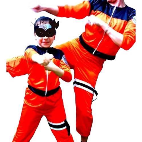 Disfraz Naruto Anime Niños/adultos De Diseño No Es Cotillón!