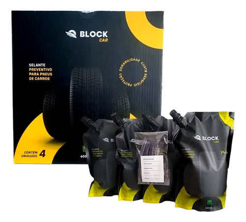 Selante Block Car Prime Kit 4 Un Preventivo Contra Furos