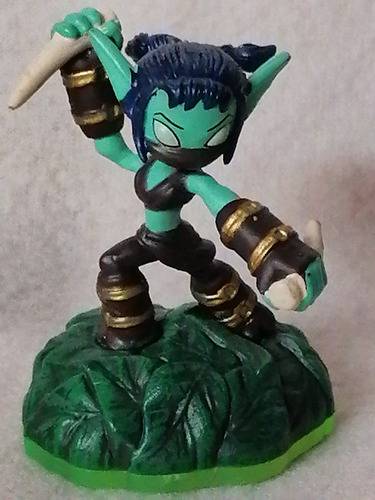 Figura Colección Skylanders Loose Stealth Elf Activision 6cm