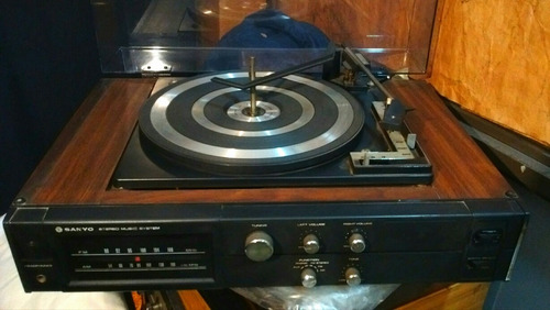 Sanyo Gxt 4415 K Bandeja Bsr Amplificador Bafles 1974 Retro