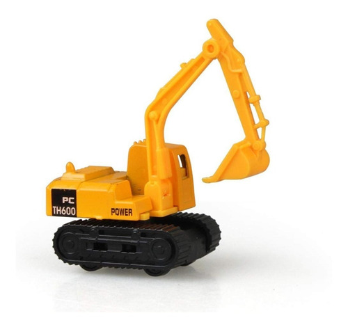 Kit 6 Tratores E Caminhões De Construção Die Cast Metal