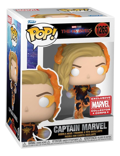 Funko Pop Captain Marvel #1265 Marvel Exclusiva