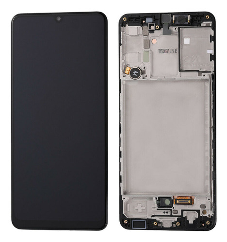 Display Para Samsung A31 A315 Oled Con Marco Negro
