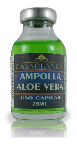 Ampolla Capilar Casa Blanca Aloe Vera - mL a $920