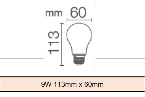 Imagen 3 de 6 de Lámpara Foco Led Osram Luz Fría 9w=75w Pack X 50