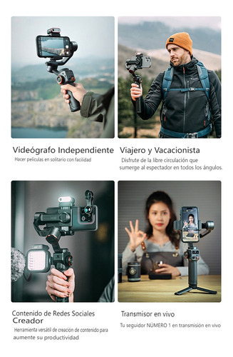 Estabilizador M6 Hohem Isteady Y Sensor De Cardán Giratorio Color Fix