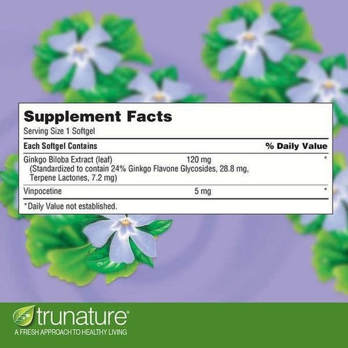 Ginkgo Biloba 300 Soft 120 Mg Tr - Unidad a $108900