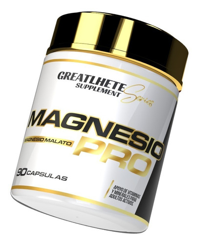 Magnesio Malato Pro - 90 Capsulas - Greatlhete