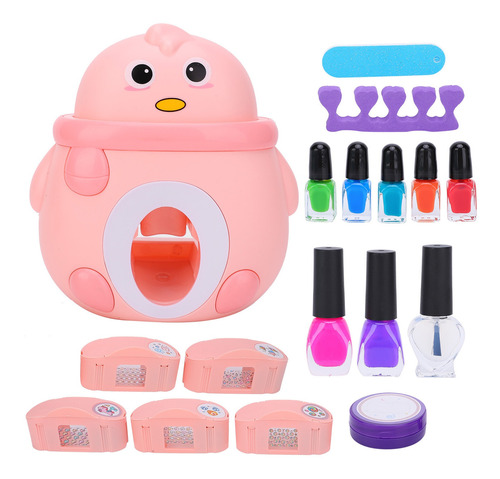 Juego De Esmaltes De Uñas Para Niños Kit De Máquina De Arte