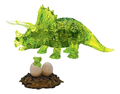 Sorprendido | Rompecabezas De Cristal 3d Triceratops Con Bab