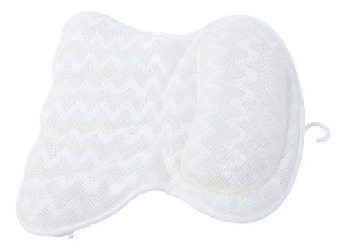 Almohada De Baño Para Bañera, 6 Ventosas, Ergonómica Y Antid