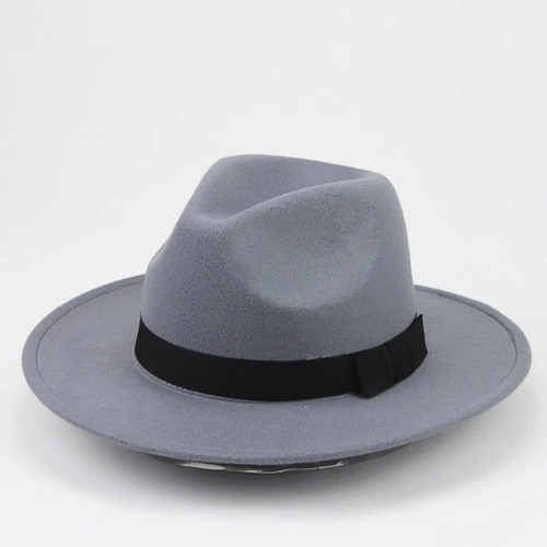 Sombrero De Bombín Simple Con Capó De Ala Ancha Estilo Panam