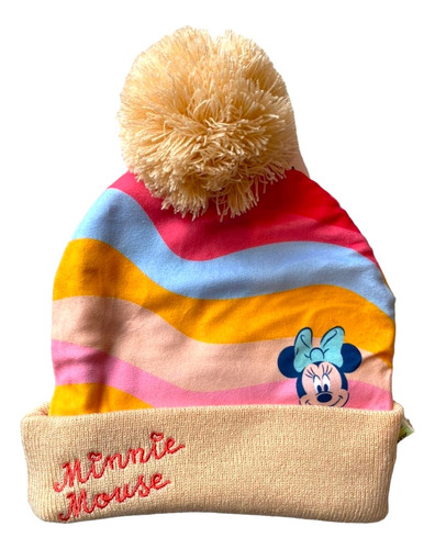 Gorro Minnie Mouse Pompon Colores Niñas Teens Disney