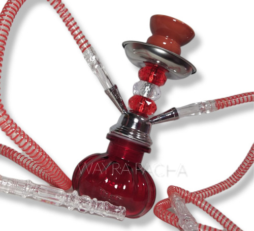 Pipa De Agua 2 Mangueras Narguile Shisha Hookah Mediano