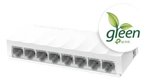 Switch Tp-link Fast Ethernet Ls1008, 8 Puertos 1.6 Gbit
