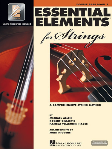 Essential Elements For Strings, Double Bass Book 1: A Comprehensive String Method., De Michael Allen, Robert Gillespie & Pamela Tellejohn. Editorial Hal Leonard En Inglés