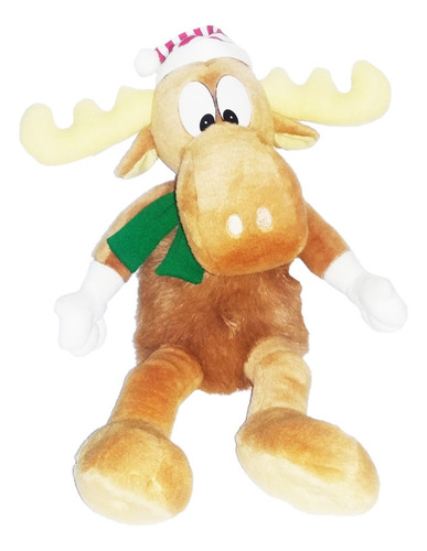 Peluche Aventura Rocky Bullwinkle Alce Reno Chalina 62cm Mca