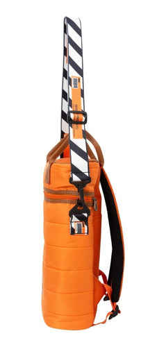 Imagen 6 de 9 de Mochila Matera Diamond Pop Naranja
