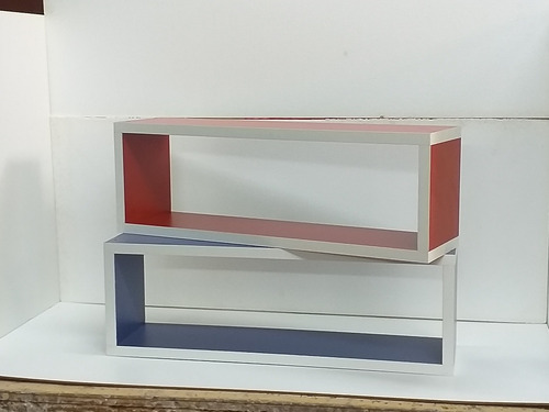 Cubos Rectangulos Flotantes Colores Infantiles 60x20x15
